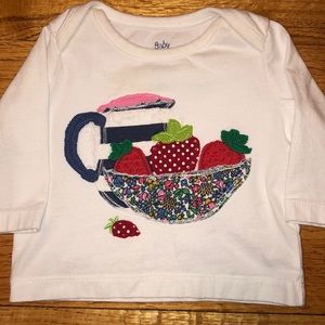 Baby Boden Big Appliqué Tee 0-3